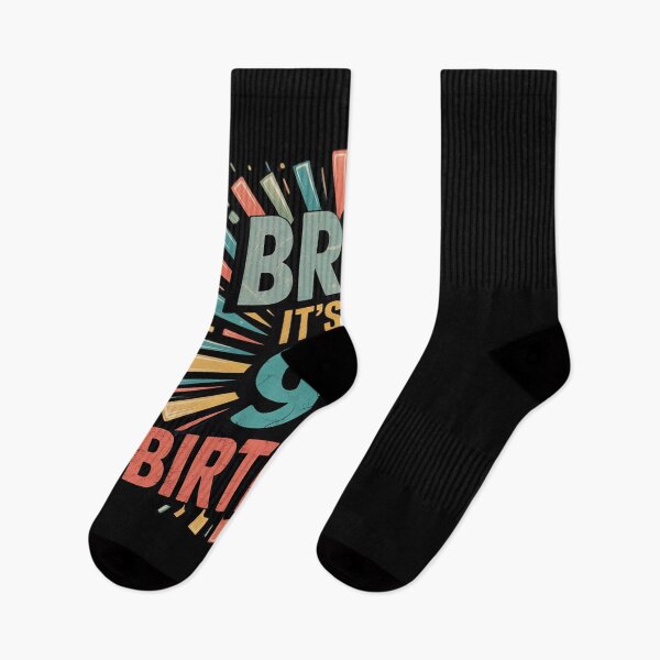 Item preview, Bruh It's My 9th Birthday I'm 9 Year Old Birthday 7  designed and sold by HuValverdeArt.