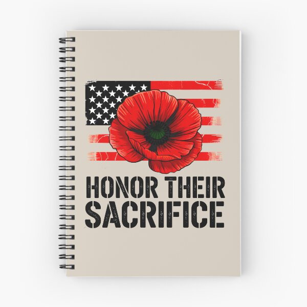 Item preview, Grunge Memorial Design Featuring Poppy and Patriotic Symbolism designed and sold by SplashTastic.