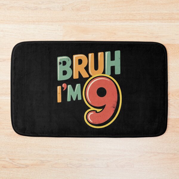 Item preview, Bruh It's My 9th Birthday I'm 9 Year Old Birthday  designed and sold by HuValverdeArt.