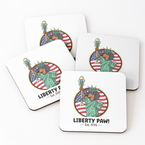Item preview, Liberty Paw! – Patriotic Pup Edition LIGHT BACKGROUND designed and sold by CARPIO Creations.