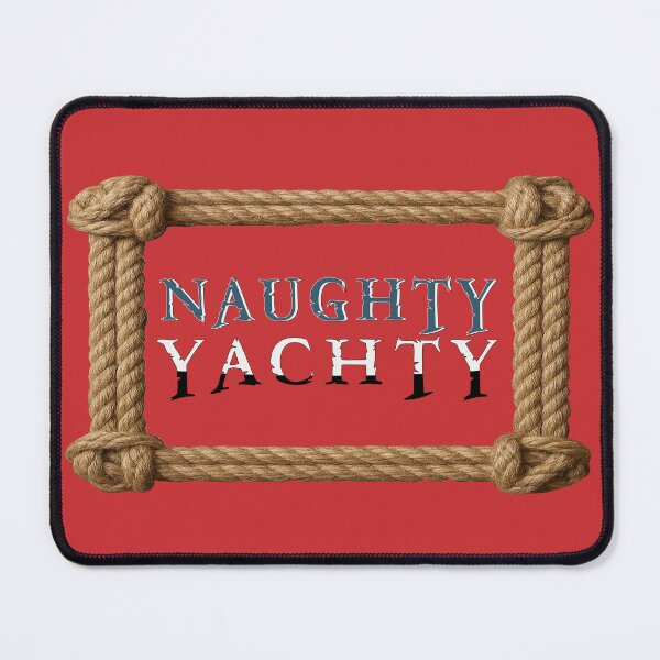 Item preview, Naughty Yachty – Funny Boating Pun Design designed and sold by Fun Funky Designs.