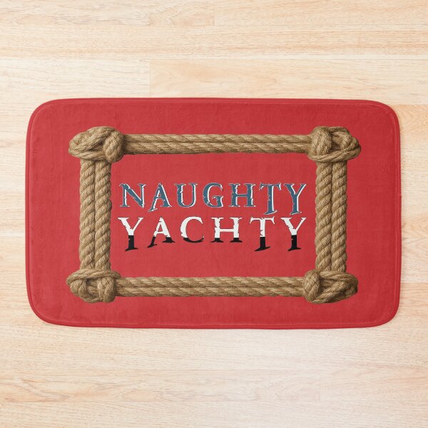 Item preview, Naughty Yachty – Funny Boating Pun Design designed and sold by Fun Funky Designs.
