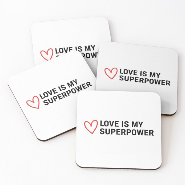 Item preview, Love Is My Superpower – Bold Minimal Quote designed and sold by MofazStyle.