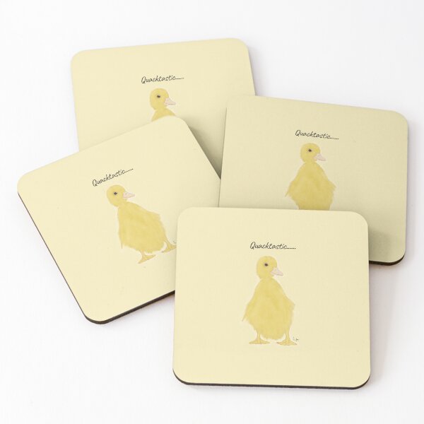 Item preview, Quacktastic Baby Duck – Cute Funny Yellow Duckling Illustration designed and sold by drdoodle92 Art.
