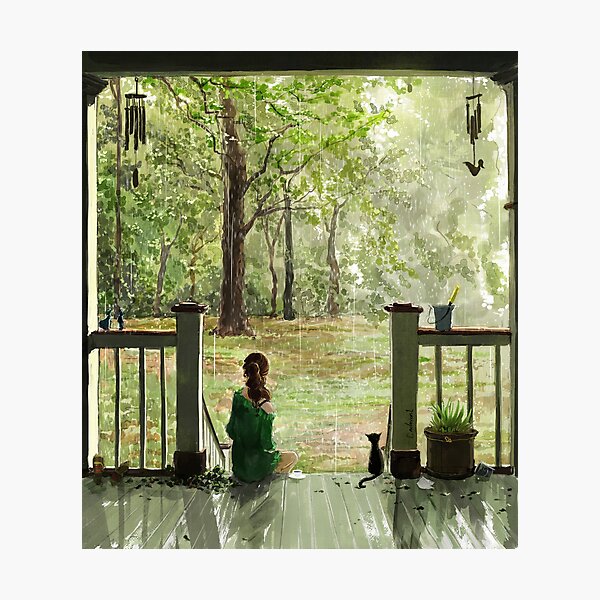 gentle rain Photographic Print