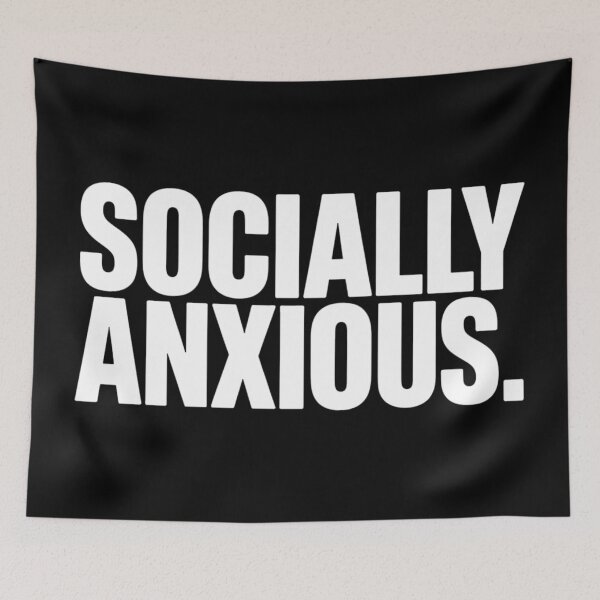 Item preview, Socially Anxious designed and sold by Hairball-Pets.
