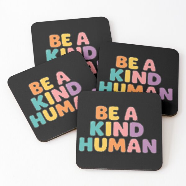 Item preview, Be A Kind Human Retro Lettering designed and sold by SassyArtistry.
