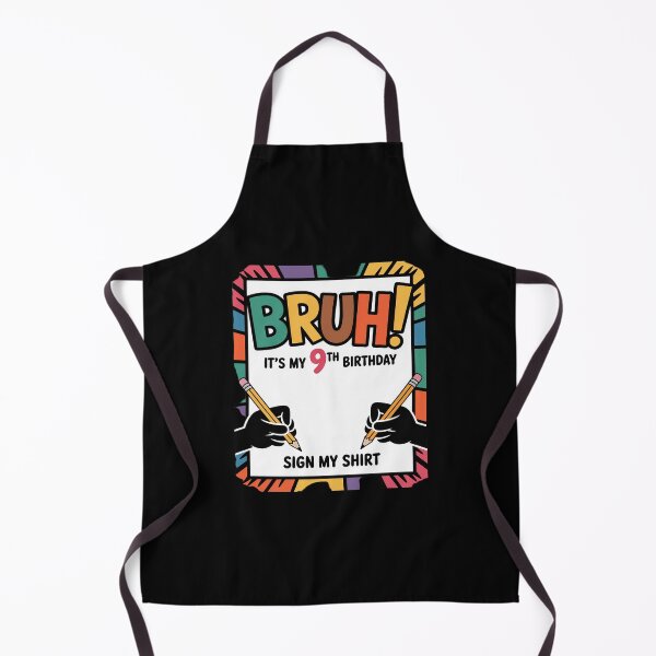 Item preview, Bruh It's My 9th Birthday Sign My 9 Years Old Bday  designed and sold by GGrizeldaRivas.