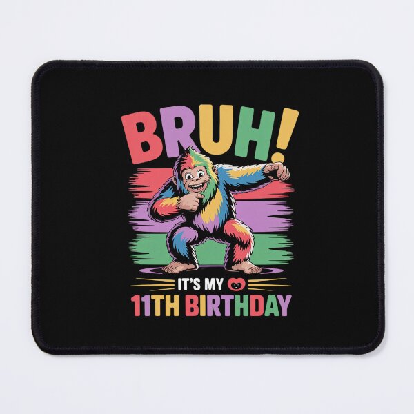 Item preview, 11 Year Old It's My 11th Birthday Bigfoot dabbing boy girl designed and sold by ClassicAnthony.