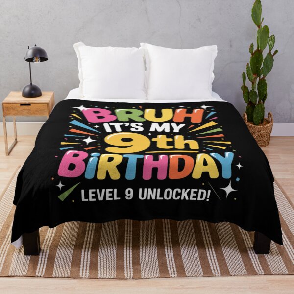 Item preview, Bruh It's My 9th Birthday Sign My 9 Years Old Birthday 7  designed and sold by GGrizeldaRivas.