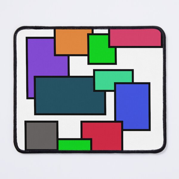 Item preview, Colorful Geometric Rectangles Abstract Design designed and sold by TETRAFOUR.