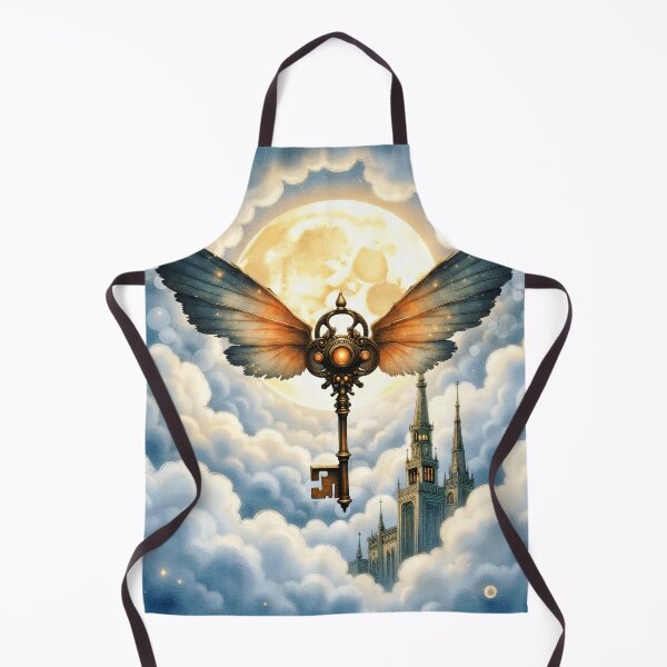 Item preview, The Key of Eternity – Steampunk Wings Beneath the Moonlight designed and sold by nicky2342.