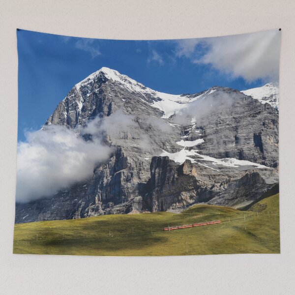 Item preview, Eiger North Face Nordwand Jungfrau Railway Eigerwand Switzerland designed and sold by eclecTEEq.