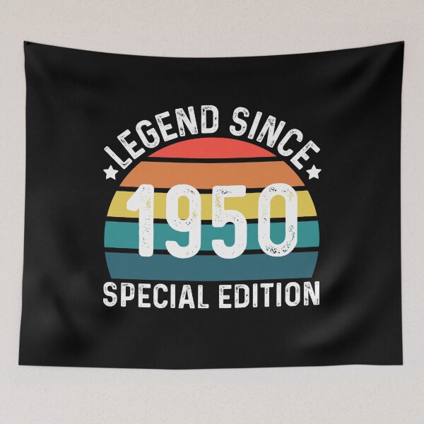 Item preview, Legend Since 1950 - Vintage Retro Special Edition Birthday Celebration  designed and sold by Shape Snip Studio.