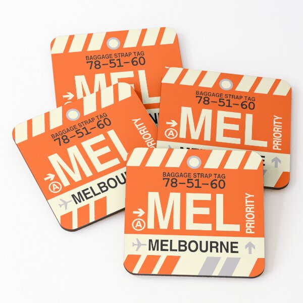 Item preview, MEL Melbourne • Airport Code Art • Jet Age Design designed and sold by YHMDesigns.