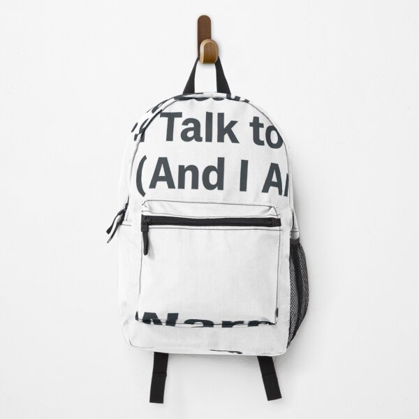 Item preview, Warning I Talk To Myself – Funny Minimalist Quote designed and sold by MofazStyle.