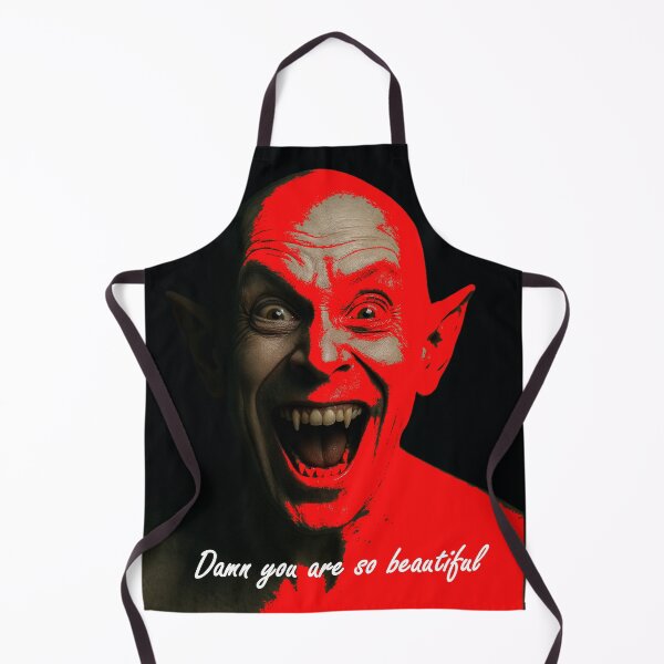 Item preview, Funny face Dracula admiring a beautiful girl in red and black colors and skin tone designed and sold by jotcar.