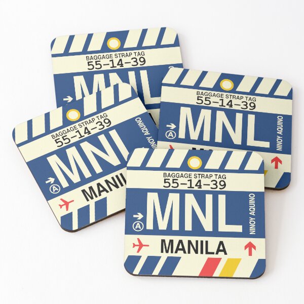 Item preview, MNL Manila • Airport Code Art • Jet Age Design designed and sold by YHMDesigns.