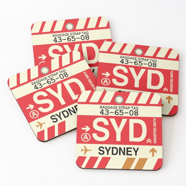 Item preview, SYD Sydney • Airport Code Art • Jet Age Design designed and sold by YHMDesigns.