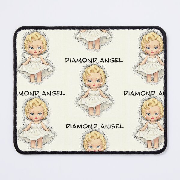 Item preview, Diamond Angel Chibi Art | Blonde Bombshell Pop Icon | Cute Pin Up Vintage Design designed and sold by Hen-C-Art.