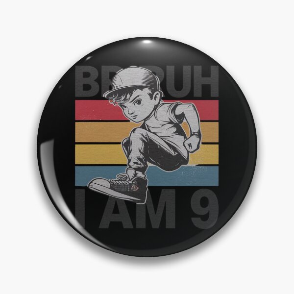 Item preview, Kids 9 Years Old Birthday Dabbing Boy Bruh I'm 9 9th Bday  designed and sold by GGrizeldaRivas.