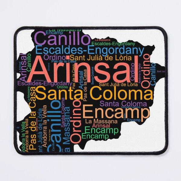 Item preview, Andorra City Names Word Art designed and sold by TheIconSmith.