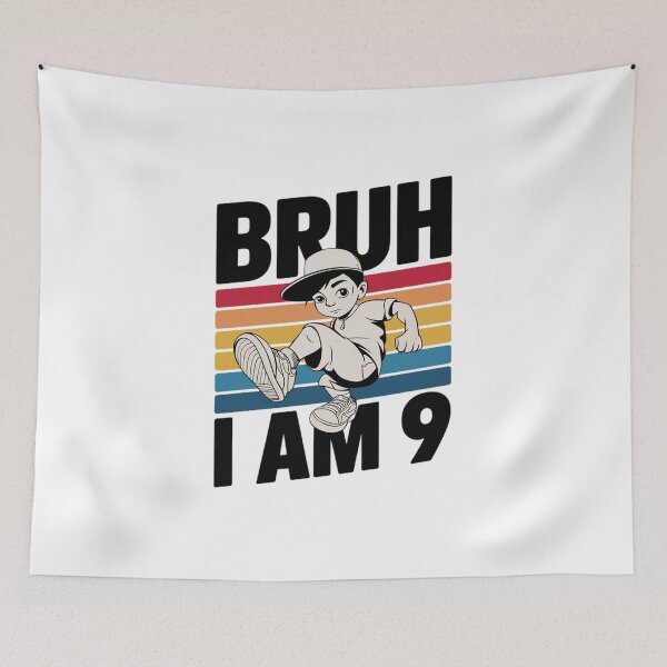 Item preview, Kids Bruh Its My 9th Birthday 9 Year Old Bday Meme Boys Girls44  designed and sold by GGrizeldaRivas.