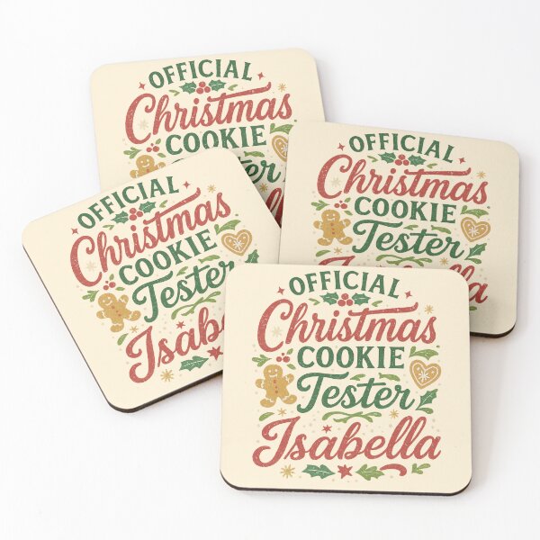 Item preview, Christmas Gift for Isabella – Official Cookie Tester designed and sold by Meandmyshop.