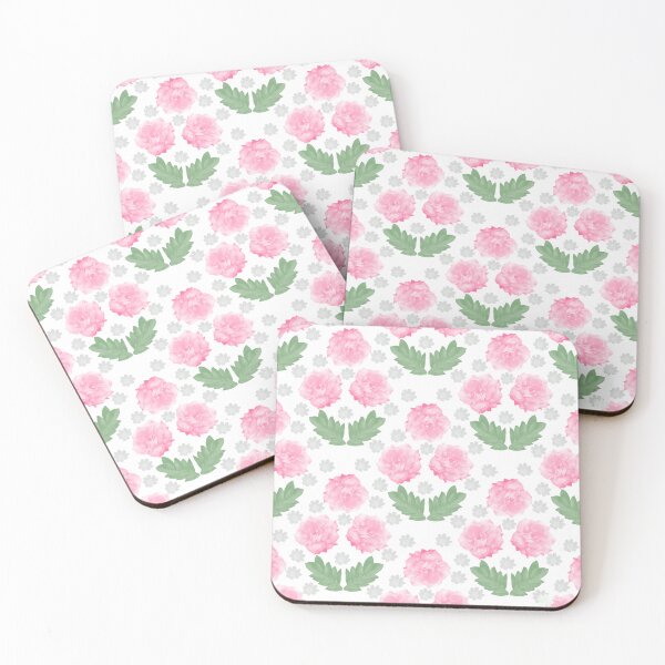 Item preview, Vibrant Red Blossom Retro Floral Pattern designed and sold by MNX.
