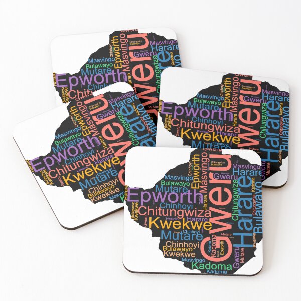 Item preview, Zimbabwe City Names Word Art designed and sold by TheIconSmith.