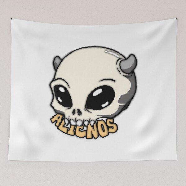 Item preview, Skull Alienos designed and sold by RsFilsingerArt.
