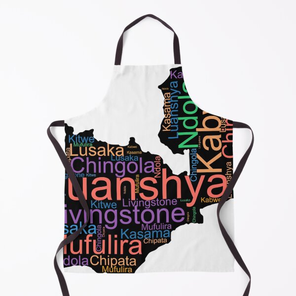 Item preview, Zambia City Names Word Art designed and sold by TheIconSmith.