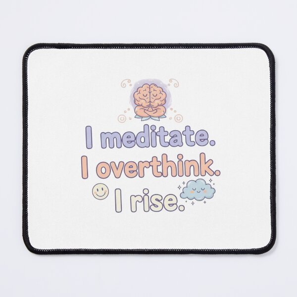 Item preview, I Meditate. I Overthink. I Rise – Funny Spiritual T-Shirt designed and sold by Zion by Carvalho.