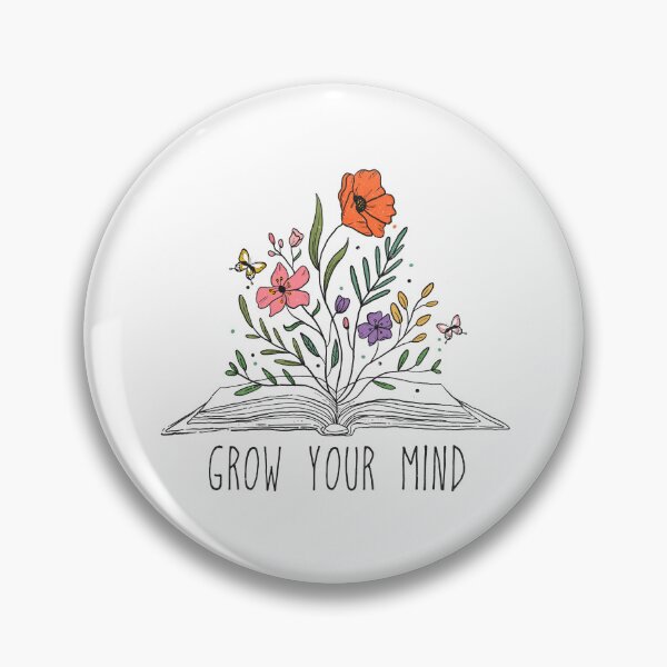 Item preview, Grow Your Mind Blooming Book Botanical designed and sold by QuietBloom80.