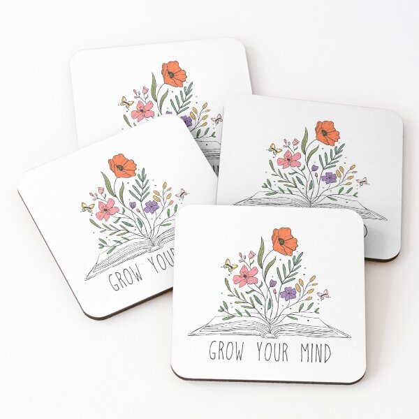 Item preview, Grow Your Mind Blooming Book Botanical designed and sold by QuietBloom80.
