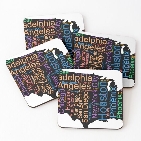 Item preview, United States City Names Word Art designed and sold by TheIconSmith.