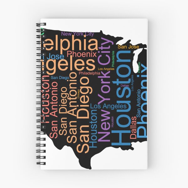 Item preview, United States City Names Word Art designed and sold by TheIconSmith.