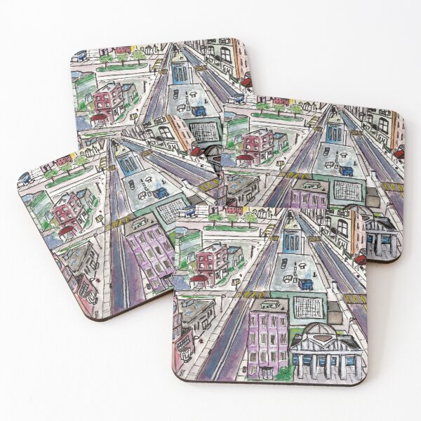 Item preview, Imaginary Cityscape designed and sold by Misfitcane.