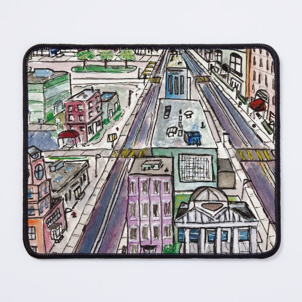Item preview, Imaginary Cityscape designed and sold by Misfitcane.