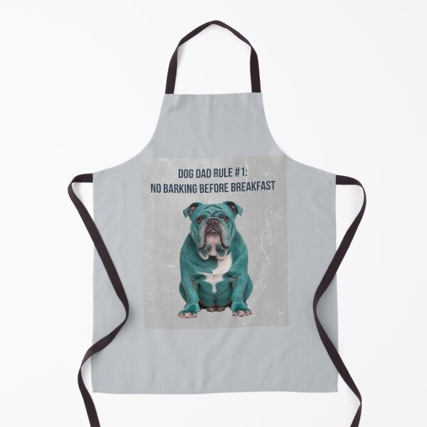 Item preview, Dog Dad Rule: No Barking Before Breakfast designed and sold by OldDogNewDawn.