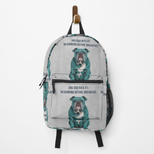 Item preview, Dog Dad Rule: No Barking Before Breakfast designed and sold by OldDogNewDawn.