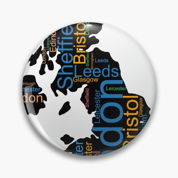 Item preview, United Kingdom City Names Word Art designed and sold by TheIconSmith.