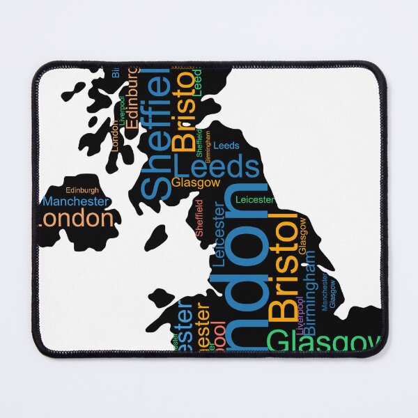 Item preview, United Kingdom City Names Word Art designed and sold by TheIconSmith.