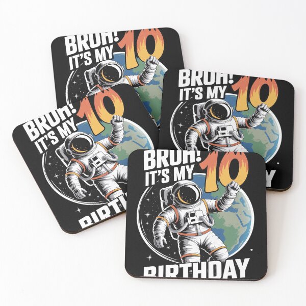 Item preview, 10 Year Old Birthday Astronaut Bruh It's My 10th Birthday  designed and sold by GGrizeldaRivas.