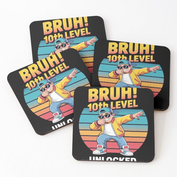 Item preview, 10 Year Old Birthday Dabbing Boy Bruh 10th Level Unlocked 14  designed and sold by GGrizeldaRivas.