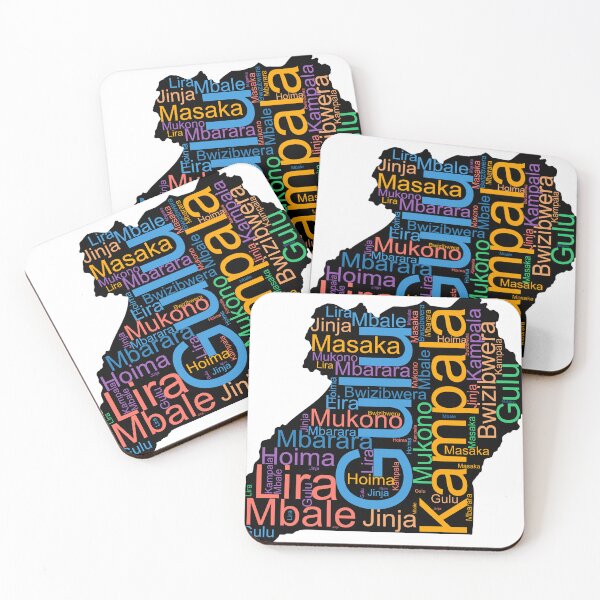 Item preview, Uganda City Names Word Art designed and sold by TheIconSmith.