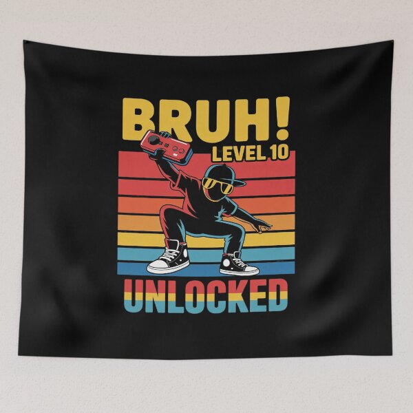 Item preview, 10 Year Old Birthday Dabbing Boy Bruh 10th level unlocked17  designed and sold by GGrizeldaRivas.