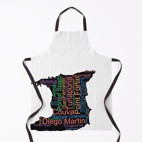 Item preview, Trinidad And Tobago City Names Word Art designed and sold by TheIconSmith.