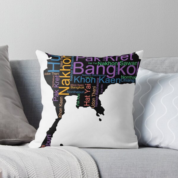 Item preview, Thailand City Names Word Art designed and sold by TheIconSmith.