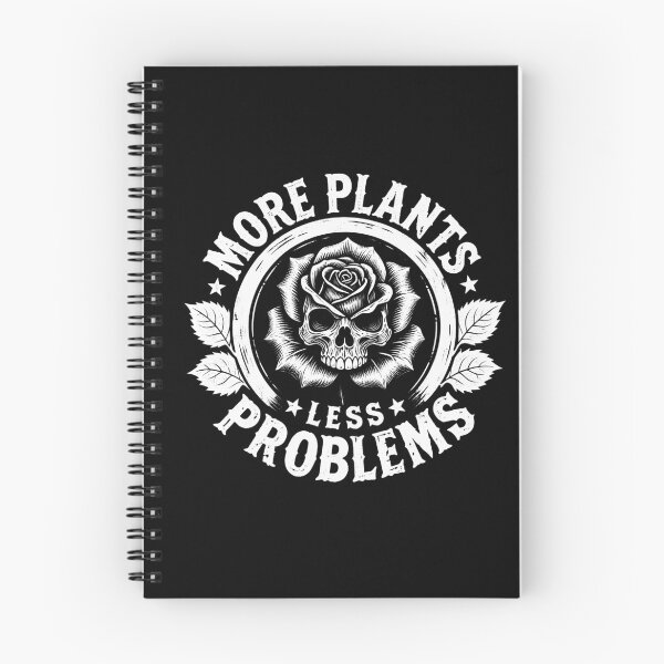Item preview,  More Plants Less Problems Rose Skull Botanical Garden Funny designed and sold by ElCrocodel.